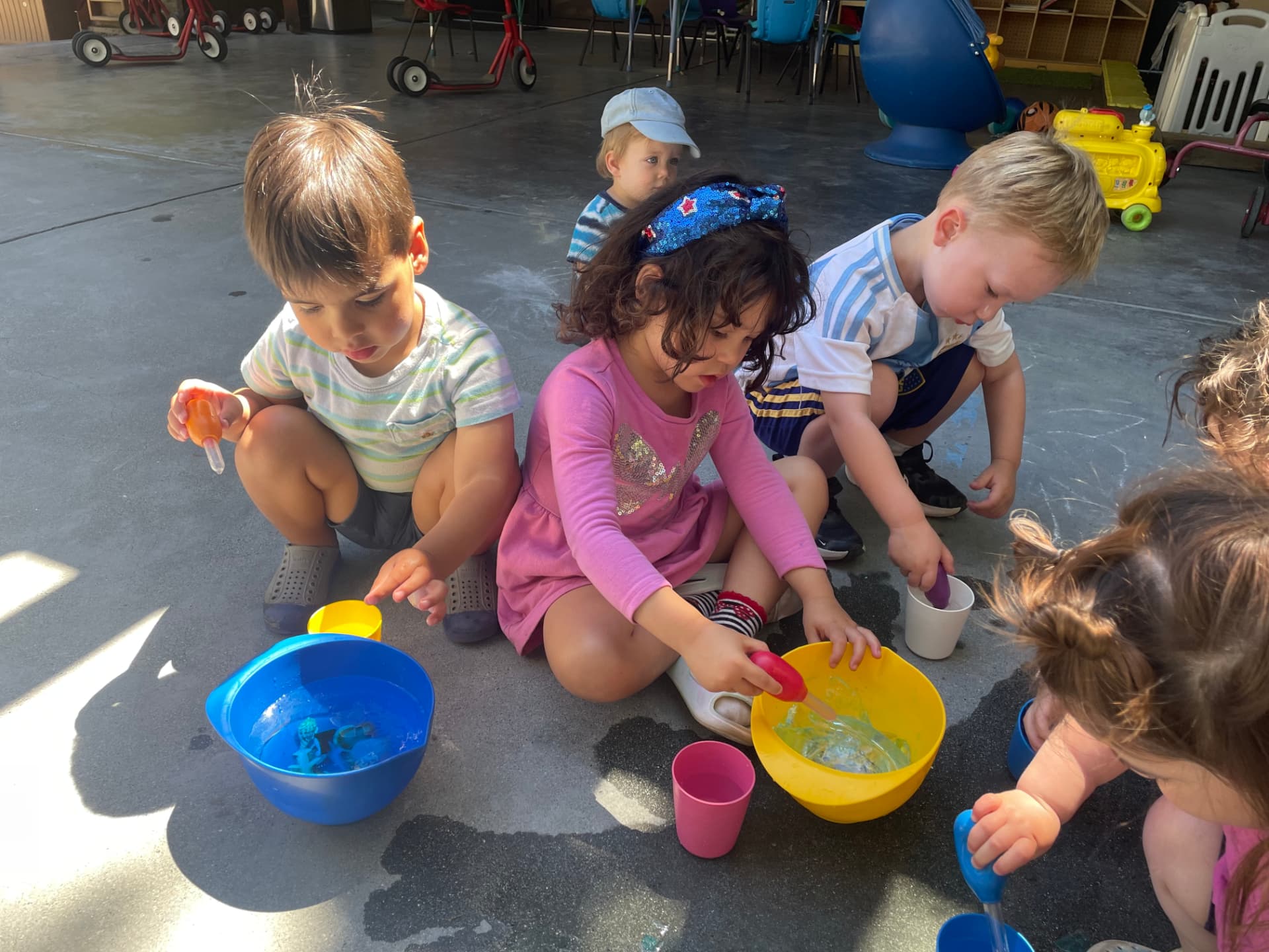 Children learning and playing at Little Builders in Redwood City